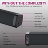 OOYY Home Theater Bluetooth Sound Bar, Wireless Bluetooth Sound Bar