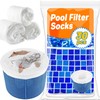RAINFLOW 30-Pack Pool Skimmer Filter-Socks - Pool Socks for Skimmer