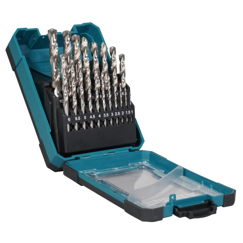 Makita HSS-GS 19 Piece Metal Drill Bit Set 2.5-7mm with