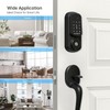 Keyless Entry Door Lock with Handle Set, Smart Door Lock