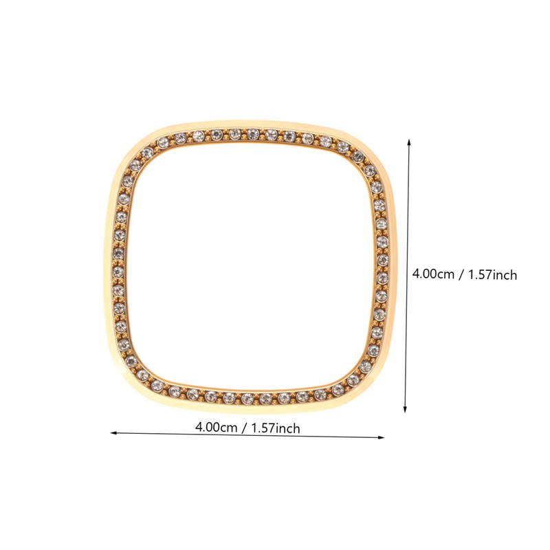 jojofuny 2pcs Screen Protective Cover for Sense Transparent Plated Watch