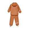 Celavi Unisex Children's Basic Recycle PU Rainwear Set, Amber Brown