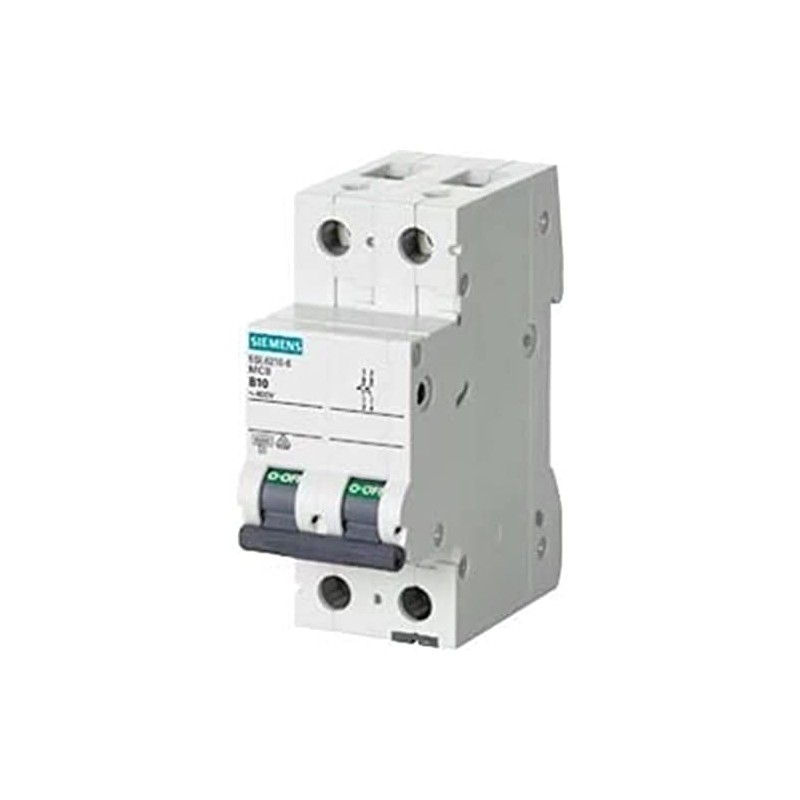Siemens 5SL6506-7 Circuit Breaker 230V 6KA, 1+N-Pole, C, 6A, White