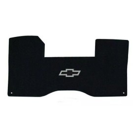Lloyd Mats NEW! BLACK FLOOR MATS 1967-1970 Chevy Pickup Truck C10 K10 Embroidered Logo 1pc - C - SILVER BOWTIE