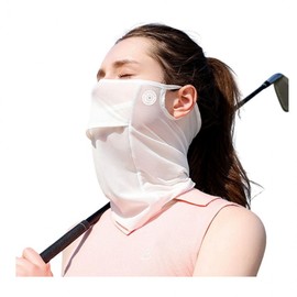Ice Cool Multi-Scarf Golf Mask XTJ52 Face Sun Shield Neck Gaiter White (XTJ52)