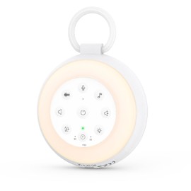 Ankilo White Noise Machine Baby,Tragbare Weißes Rauschen Soundmaschine,Aufnahmefunktion,Nachtlicht,Timer,Kinder & Erwachsene Einschlafhilfe,Geräuschmaschine mit 24 beruhigende Klänge