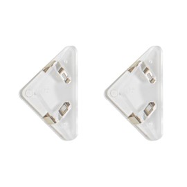 2Pcs Backgroud Boards & Paper Corner Clips for Photo Shooting, Triangle Backdrop Clips for Photography, Transparent Clips Holder for Backdrop