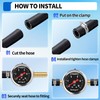 Boltigen Fuel Pressure Gauge, 1/8'' NPT Inline Fuel Pressure Guage