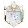 Pack of 6 cloth napkins with monograms high quality embroidery;
