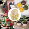 sourcing map 200 Count Cupcake Liners Yellow Stripe Cupcake Cups