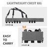 CASONMMAX Low-Vis Tactical Chest Fixation Device,Lightweight Elastic Rig Cummerbund Combat