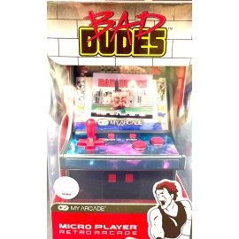 My Arcade Bad Dudes Micro Player 6.75 In Mini Retro Arcade Machine Cabinet