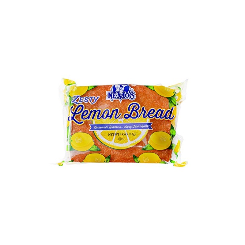 Ne-Mos Zesty Lemon Cake Bread, 4 Ounce -- 12 per