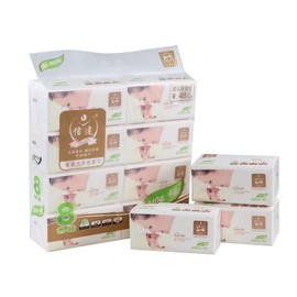 Wekioger 8-Pack 4-Ply Facial Tissue, Ultra Soft Tissues, 120 Tissues/Pack