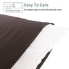 NTBAY King Pillowcase Set - 2 Pack Brushed Microfiber 20x36