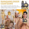 Ramadan Countdown Calendar, Acrylic Eid Ramadan Mubarak Advent Countdown Calendar