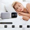 CLSSLVVBN Dual Alarm Clock Bluetooth Speaker Adjustable Display Light Sound