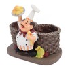 Chef Stature Holder Decorative Synthetic Resin Ingenious Vivid Chef Figurine