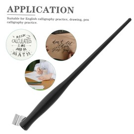 DOITOOL 2pcs Plastic Dip Pen Holders Ergonomic Design for Easy Grasp for Calligraphy and Drawing Sturdy and Lightweight Compatible with Nibs Convenient Daily Use