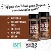 Sauce Goddess Super Chunk Steakhouse Spice Shaker (2-Pack) - Versatile,