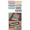 Parking Lot Car Locks Sticker for Contractors Only Set of