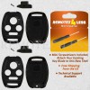 Remotez4less 2 For 2011 2012 2013 Honda Civic EX Keyless Remote Key Fob Uncut Shell Case