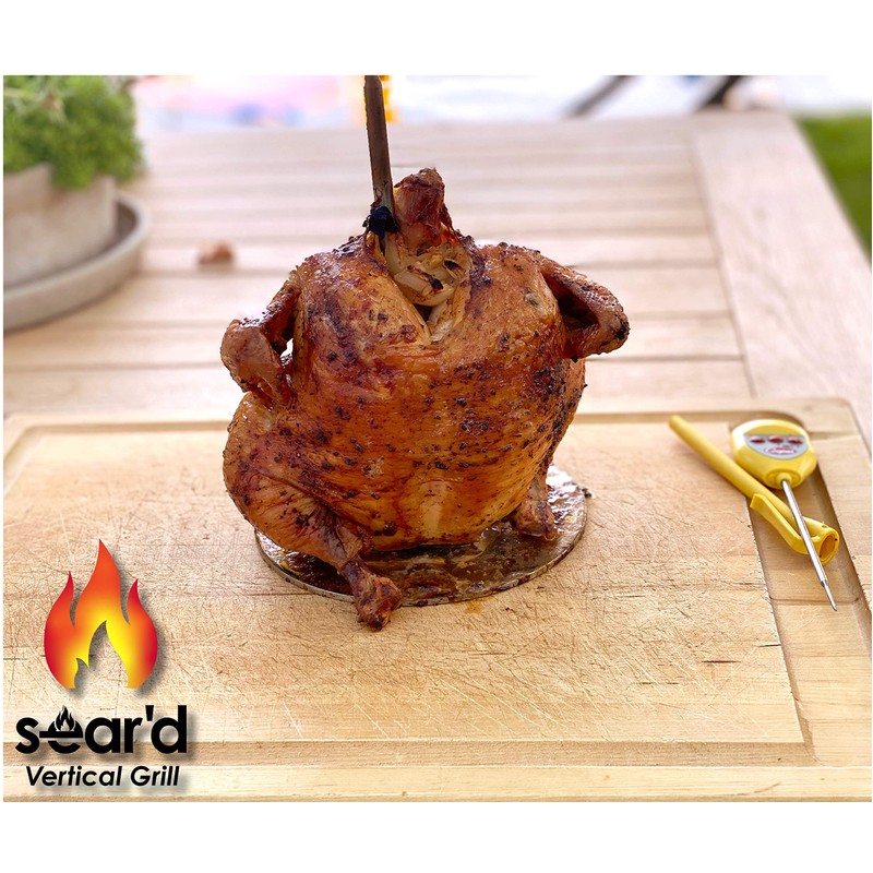 Stainless Vertical Skewer Barbecue Spit Skewer Grill BBQ - Great