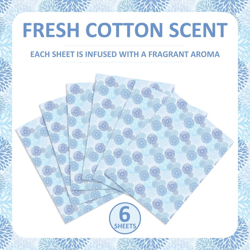 Scented Drawer Liners Perfect for Dressers, Wardrobes, Drawers, Shelves, 6