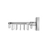 Croydex Flexi-Fix Chester Soap Basket, Zinc Alloy, Silver, 54 x