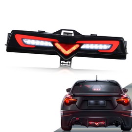 VLAND Led Bumper Light Compatible with GT86 2012-2019, Su-baru BRZ 2013-2018, With Brake Reverse Fog Running Function, Smoke Lens