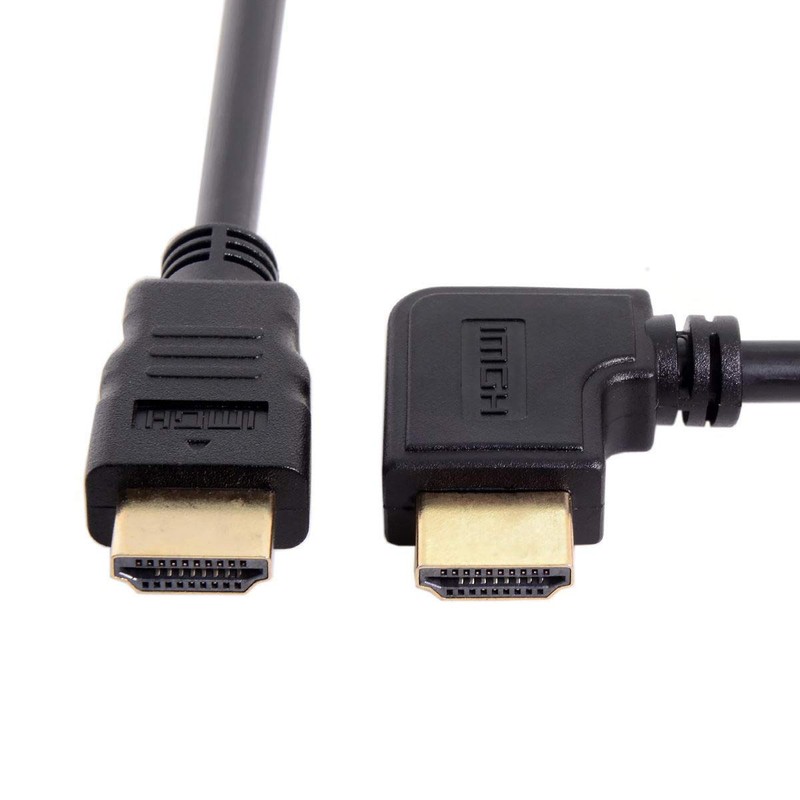 JSER Cable HDMI 1.4 macho a HDMI macho de 90