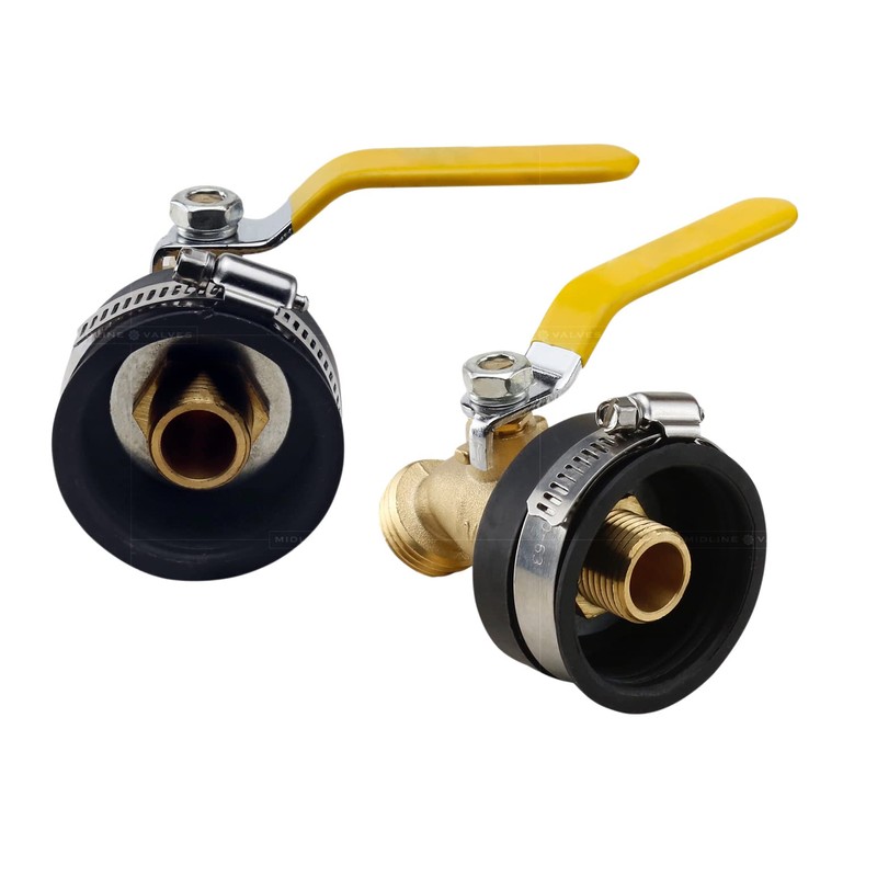 Midline Valve XUD2 Sillcock Hose Ball Valve with Lever HANDLE