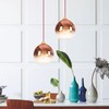 Modern Battery Operated Pendant Light,Battery Ceiling Light with Rechargeable Bulbs