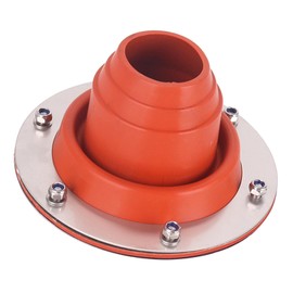 Perfeclan Hot Tent Stove Jack, Stove Pipe Guide Tent, Tent Pipe Collar, Roof Guide, Rubber Spark Catcher for Camping Stove, Tent Stove Pipe Duct, Heat Resistant Feed-Through Stove Pipe