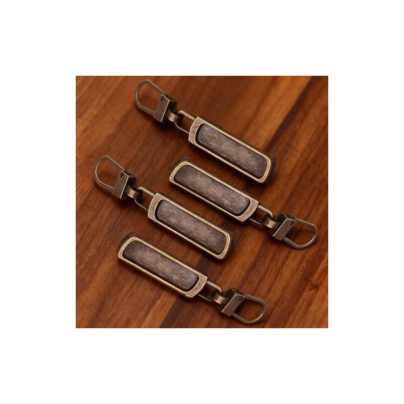 BRIIKPP Pulls Replacement Zipper Pulls Removable Metal Zipper Pulls for