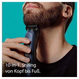 Braun All-In-One Styling Set Series 7 MGK7410, 10-in-1 Set for Beard, Hair, Body Grooming and More