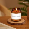 Small Glass Containers with Lids, Tecohouse 4 oz Glass Jars