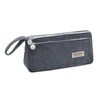 LJCZKA Corduroy Pencil Case with 2 Compartments for Students, Aesthetic
