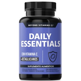 Beyond Vitamins Daily Essentials Vitamina Betaglucanos Raíz Jengibre Ajo Orégano Zinc Fórmula Precisa Cápsulas Vegetales Vcaps 180 Caps