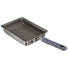 Endoshoji TKG Egg Frying Pan, 5.1 x 7.1 inches (13 x 18 cm), 2-layer construction of stainless steel and aluminum, Good heat conductivity, Surface is non-stick, Interior Dimensions (W x D x H): 5.1 x 7.1 inches (130 x 180 mm), Width x Depth (Inner Dimensions x 120 x 150 mm), Thickness (2.0 mm), Weight: 150 lbs (2.62 kg), For Commercial Use, China B TM4102