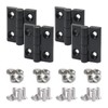 BLCCLOY 4Pcs 1010 Hinge 10 Series Extrusion Profiles Pivot Hinges