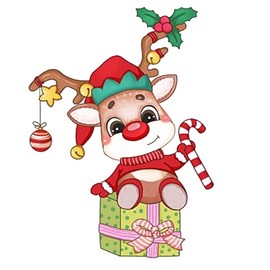 Christmas Elk Deer Metal Dies Cutting Die Cuts, Christmas Elk Deer Cutting Dies Embossing Stencils DIY Crafts Cards Cutting Dies for DIY Card Making Photo Decor Paper Dies Scrapbooking