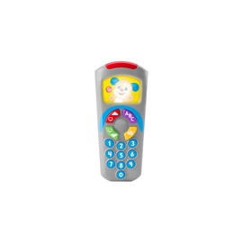 Fisher-Price Lernspaß Lernspielzeug für Babys Hündchen-Fernbedienung Spielzeugfernbedienung mit Musik und Lichtern für Kinder ab 6 Monaten, deutsche Version, HXB88