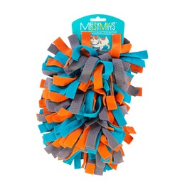 Messy Mutts Tapete de forraje Redondo de 38 cm con ventosas Antideslizantes | Tapete olfateador para Perros | Rompecabezas Interactivo y Estimulante p