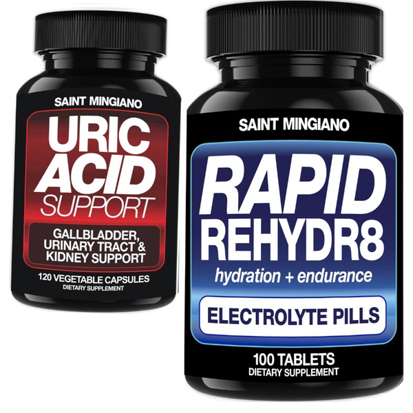 Saint Mingiano Rapid Rehydr8 Electrolyte Tablets 100 Capsules - with