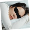 SAFIGLE Black Eye Mask for Sleeping Breathable Milk Silk Eye