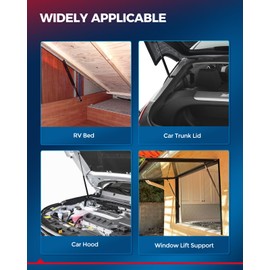 Hood Struts, KAX Front Lift Supports Spring for 2011-2014 Sonata GLS/Limited/SE, 2Pcs