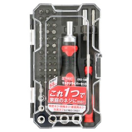 E-Value ERD-140 Multi Screwdriver Set, Hexagonal Diversion: 0.25 inches (6.35 mm) (Standard) / Hex Opposite Side 0.2 inches (4 mm) (Precision)
