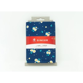 Singer Fabrics, 100% Cotton, Royal Floral, 1 Yard Cut