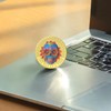 Affirmation AA Sobriety Coin - Colorful Skull Flower One Day